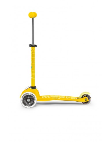 Patinete Mini Micro Deluxe amarillo con luces