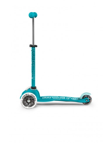 Patinete Mini Micro Deluxe aqua con luces