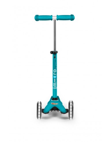Patinete Mini Micro Deluxe aqua con luces