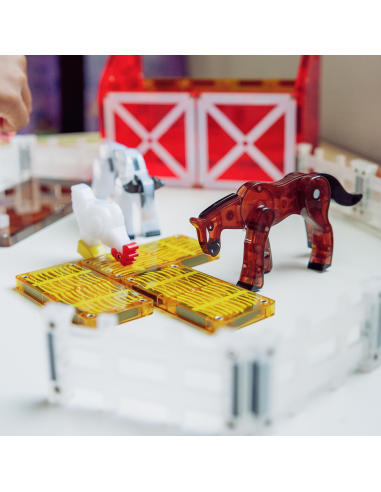 Set de 25 piezas magnéticas Farm animals