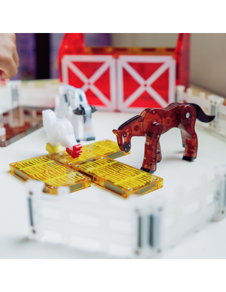 Set de 25 piezas magnéticas Farm animals