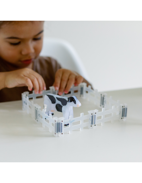 Set de 25 piezas magnéticas Farm animals