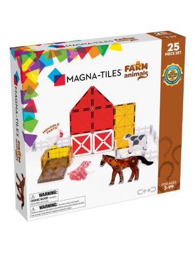 Set de 25 piezas magnéticas Farm animals