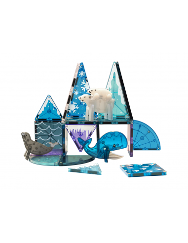 Set de 25 piezas magnéticas Arctic animals