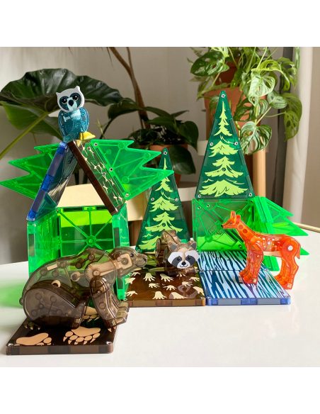 Set de 25 piezas magnéticas Forest animals