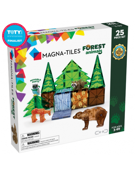 Set de 25 piezas magnéticas Forest animals