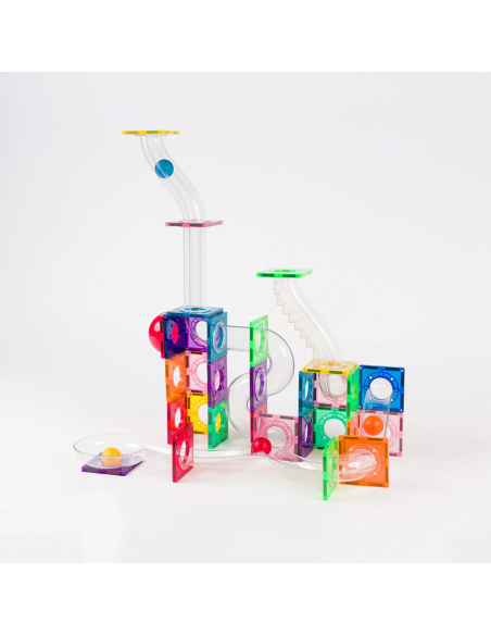 70 piezas magnéticas de construcción Tobogán Imanix