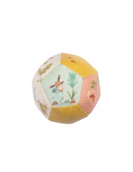 Pelota suave de 10 cm, colección Trois Petits Lapins