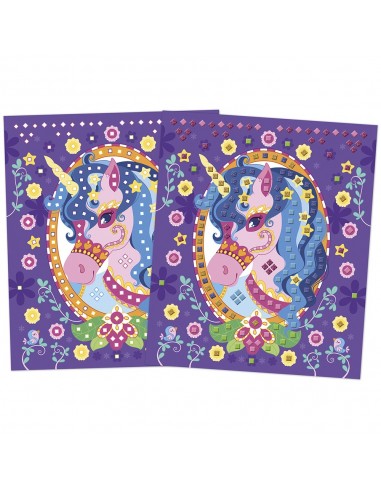 Set de mosaicos de ponis y unicornios