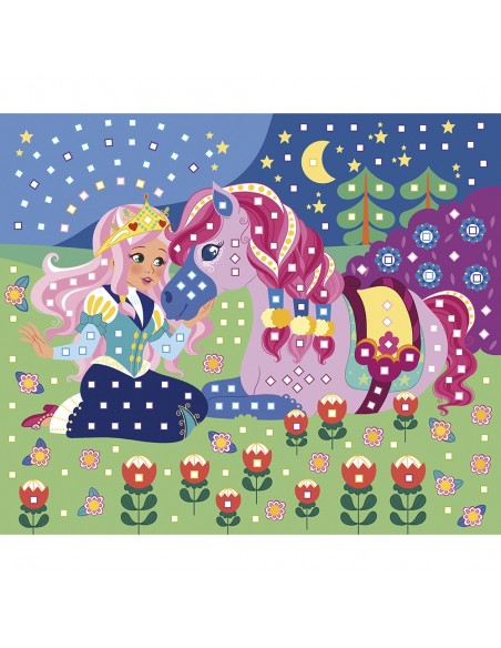 Set de mosaicos de ponis y unicornios