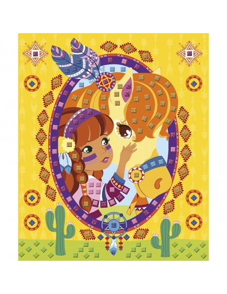 Set de mosaicos de ponis y unicornios