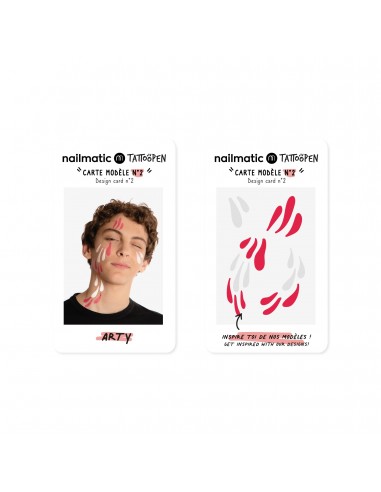 Set de dos bolígrafos para tatuajes, modelo Arty