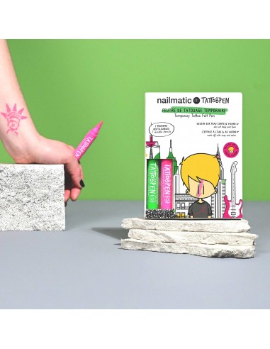 Set de dos bolígrafos para tatuajes y plantillas, modelo New York