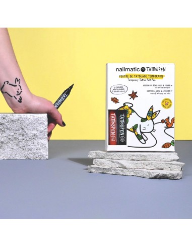 Set de dos bolígrafos para tatuajes y plantillas, modelo Bunny