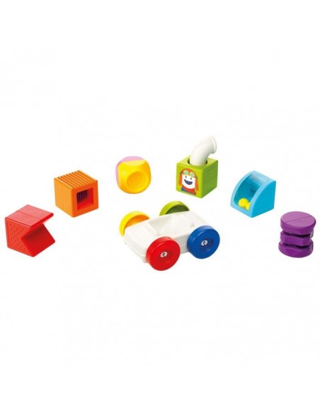 Juego de piezas magnéticas de construcción My first build & drive