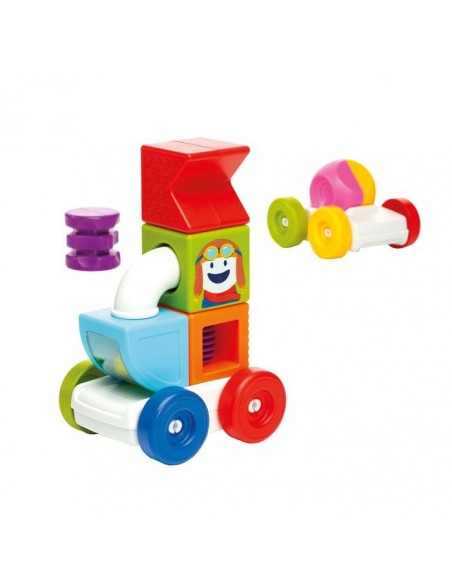 Juego de piezas magnéticas de construcción My first build & drive