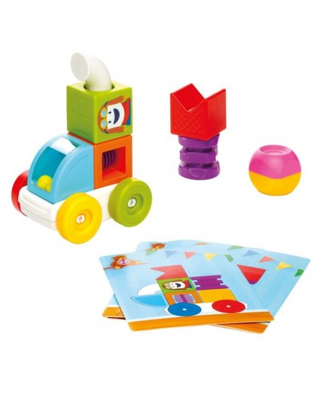 Juego de piezas magnéticas de construcción My first build & drive