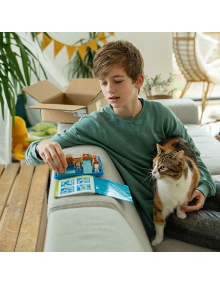 Juego de lógica Gatos y cajas