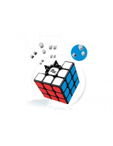 Cubo de ingenio 3x3 magnético, de velocidad profesional