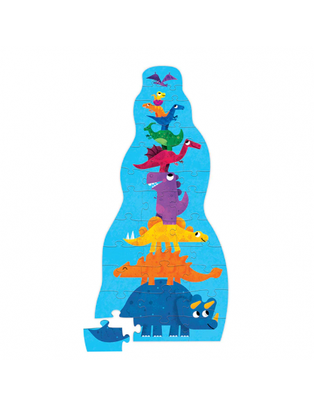 Puzle Tower Dinosaur, de 30 piezas