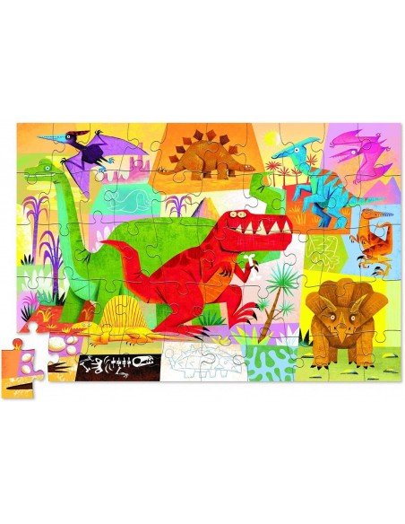 Puzle en lata Dino world, de 50 piezas