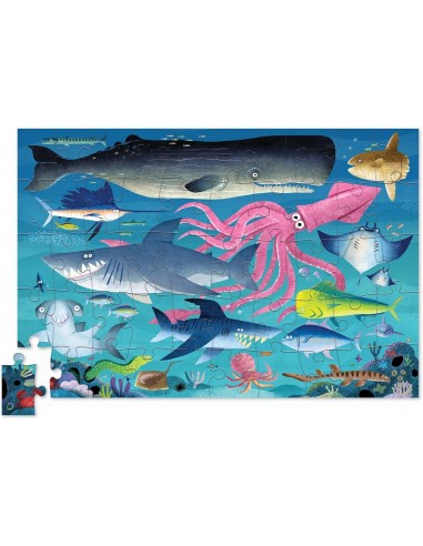 Puzle en lata Shark reef, de 50 piezas