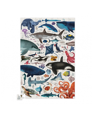 Puzle en lata Ocean animals, de 150 piezas