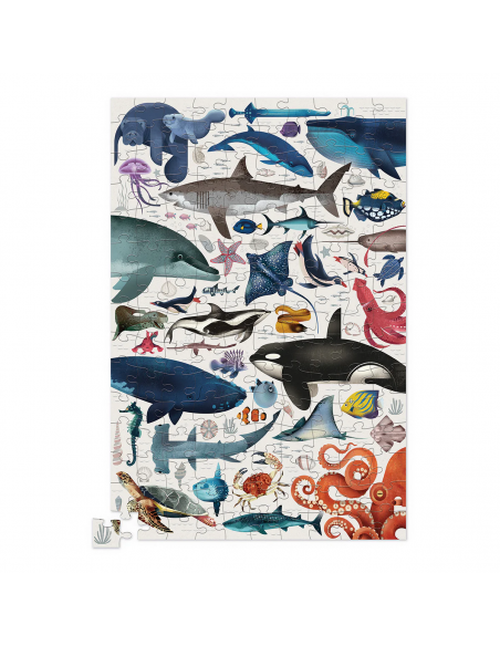 Puzle en lata Ocean animals, de 150 piezas