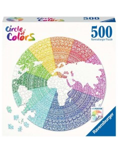Puzle Mandala, colección Circle of colors, de 500 piezas