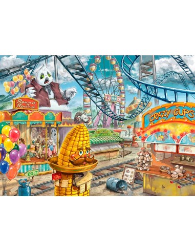 Escape puzzle kids - El parque de atracciones, de 368 piezas