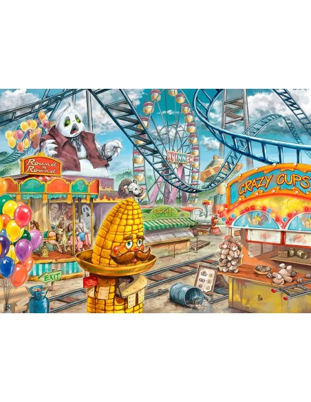 Escape puzzle kids - El parque de atracciones, de 368 piezas