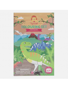 Set de colorear Dinosaurios