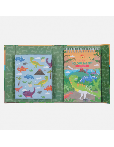 Set de colorear Dinosaurios