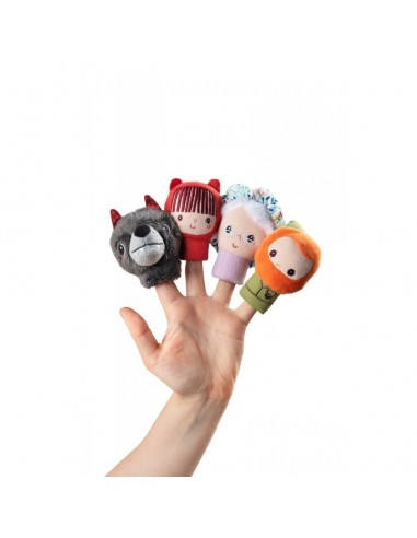 Marionetas de dedo de Caperucita Roja