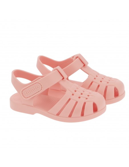 Cangrejera Igor con velcro, color pink quartz