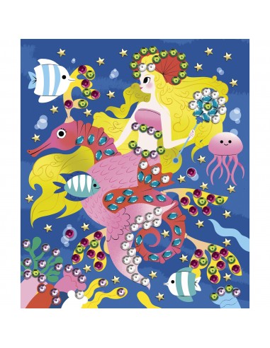 Set para pegar lentejuelas Sirenas