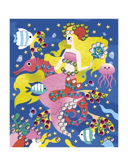 Set para pegar lentejuelas Sirenas