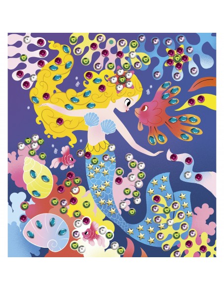 Set para pegar lentejuelas Sirenas