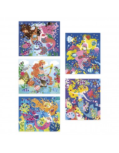 Set para pegar lentejuelas Sirenas