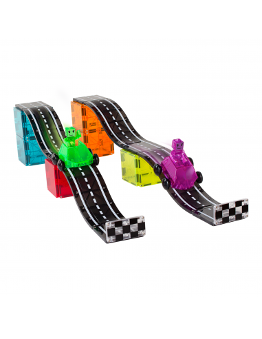 40 piezas magnéticas de construcción Downhill duo