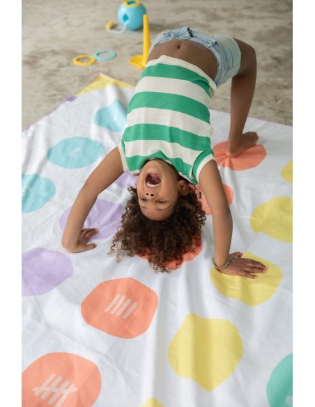 Toalla de juego de microfibra Twister, de 180x180 cm