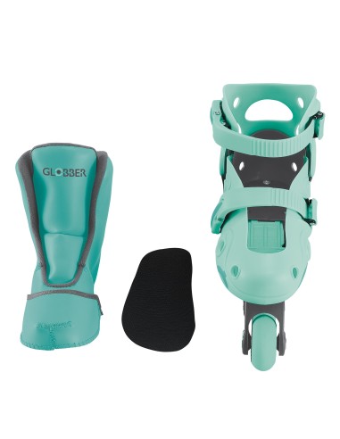 Patines en línea 2 en 1, color menta