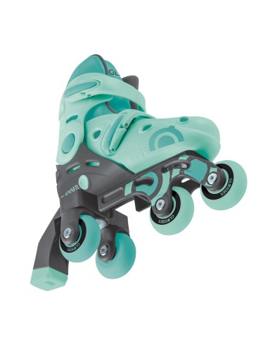 Patines en línea 2 en 1, color menta