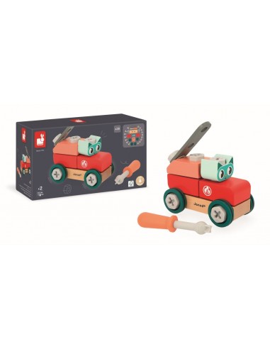 Coche gato de madera para hacer bricolaje Brico'Kids