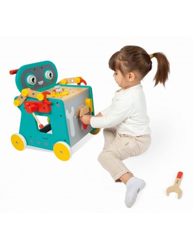 Carrito-robot magnético de herramientas Brico'Kids