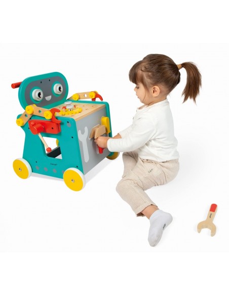 Carrito-robot magnético de herramientas Brico'Kids