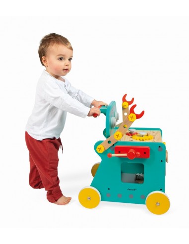 Carrito-robot magnético de herramientas Brico'Kids