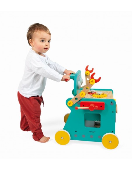 Carrito-robot magnético de herramientas Brico'Kids