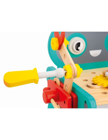 Carrito-robot magnético de herramientas Brico'Kids