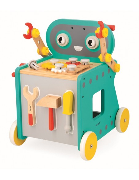 Carrito-robot magnético de herramientas Brico'Kids